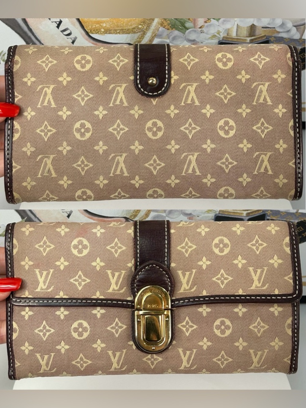 Louis Vuitton Monogram Idylle Portefeiulle Sarah Wallet 😍 - Picture 8 of 17